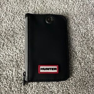 Hunter Black and Red Zip Wallet